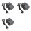 3X 200W Spanningsomvormer Transformator EU Naar VS - Step-Down Transformator 220V Naar 110V Eenfase Reisadapter EU-Stekker 1