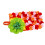 Fun Small Animal Feeding Puzzle Flower Pattern Foraging Pad- E 1