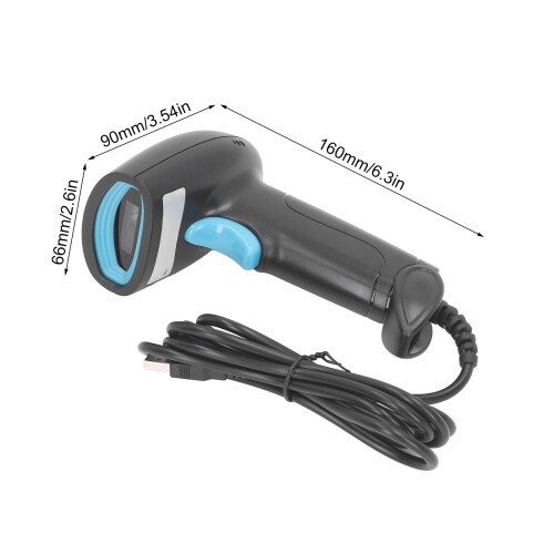 1D CCD Handscanner mit USB, für Einzelhandel, Lager und Logistik 1
