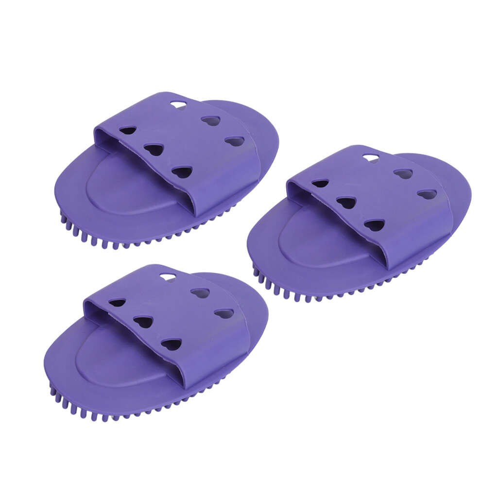 3pcs Gentle Massage Silicone Scrubber for Circulation & Fatigue Relief
