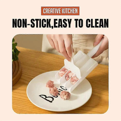 (1set) Creative Kitchen Triple Meatball Maker, 3 Meatballs At 1 Time Meatball Maker Tools Tw 1