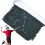 Volleyball Badminton Net With Nylon Drawstrings, Strong Mesh, Foldable Lightweight Net for Indoor or Backyard 1