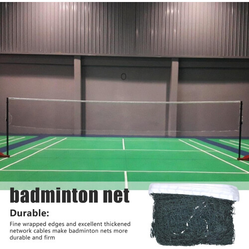 Volleyball Badminton Net With Nylon Drawstrings, Strong Mesh, Foldable Lightweight Net for Indoor or Backyard 1