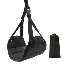 Travel Foot Elevator With Adjustable Straps Portable Leg-Black