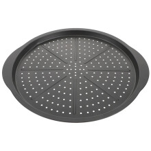 Pizzapan van koolstofstaal met anti-aanbaklaag, 15 inch