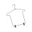 Multifunctionele kledingkasthangerset met kledingclips,-Stijl A 1