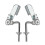 2pcs Sofa Adjustable Height Angle Hardware Sofa Headrest Ratchet Multifunctional Adjustment Hinge 90 Tw 1
