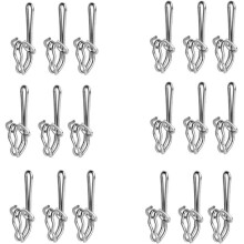 Stainless Steel Curtain Pleat Hooks, Heavy-Duty Offset for Unmatched Support