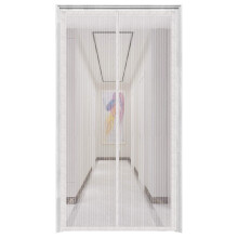Magnetic Hands-Free Mesh Screen Door, Fresh Air & Bugs Out Heavy Duty Fiberglass Curtain for All Doors, White (100x220cm)