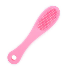 Hund Finger-Zahnbürste Pink Weiches Silikon für Mundhygiene, Zahnstein & schlechten Atem