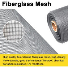 Breathable Window Screen, Anti-flaming Washable Fiberglass Mesh for Unobstructed View, Permanent Magnets Ensure Secure Closure on House Windows up to
