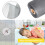 Adjustable Magnetic Window Screen, Precision Stitching & High-Density Mesh Technology for Gray Mesh White Frame, Up To Max 100 X 125Cm, Easy 5