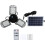 Remote-Controlled Solar Light with Motion Sensor, 144LED Super Bright Pendant Light IP65 Waterproof Adjustable Lighting Modes Efficient Solar Panel Lo 1