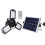 Remote-Controlled Solar Light with Motion Sensor, 144LED Super Bright Pendant Light IP65 Waterproof Adjustable Lighting Modes Efficient Solar Panel Lo 6