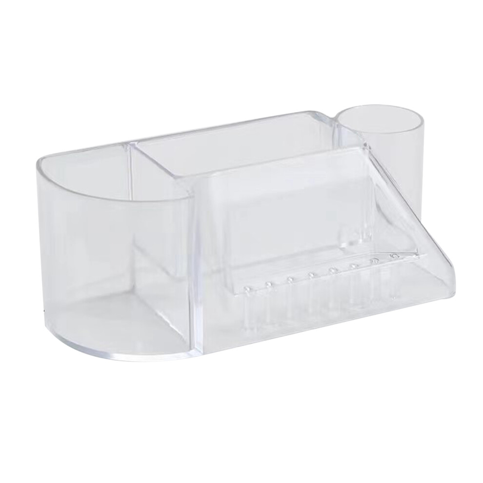 Clear Nail Drill Bit Holder Display Stand â 7.8x8.5x16cm Transparent Organizer