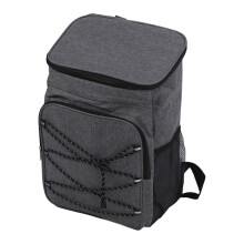 Graues Oxford Cooler Rucksack, isoliert, auslaufsicher, 16,8 oz
