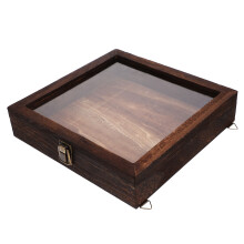 4Stk Retro Holz Display Case Specimen Und Schmuck Aufbewahrung