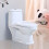 Draagbare Potty Training Seat PP Voor Peuters En Kinderen Wit 5