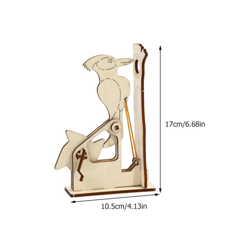 2Sets Educatieve Houtspecht DIY 3D Speelgoed Voor Thuis 2
