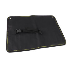Large Capacity Motorcycle Roll Tool Pouch Portable Multi Pocket Black