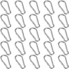 Spring Snap Hooks For Every Adventure, Corrosion-Resistant Carabiner Hooks With A Smooth Spring-Loaded Gate