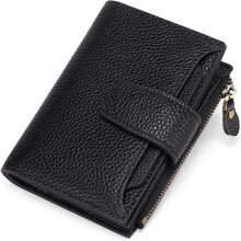 Compact Women's Wallet, Functional Design with RFID Blocking, Genuine Leather for Enhanced Security and Elegance