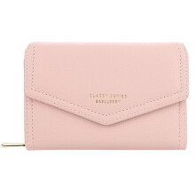 Soft Pu Leather Women's Compact Wallet, Rfid Blocking With Stylish Design And Mini Design