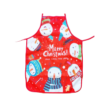 Delantal grande con babero para cocinar en las fiestas, delantal navideño con estampado único, regalo perfecto, delantal de chef navideño con