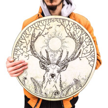Strumento artigianale non destinato al mercato di massa con anima, l'estetica artistica incontra la funzionalità dello strumento a percussione in un