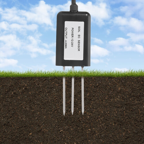 Ip68 Waterproof Soil Sensor For Comprehensive Soil Analysis: Quick Response High Precision Conductivity Sensor Stable Output Resistant To Long-Term 1