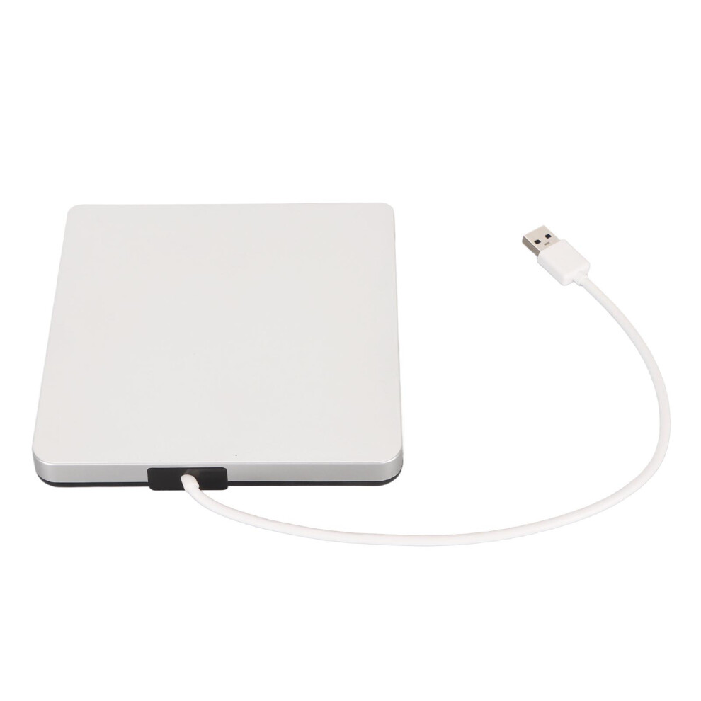 External Usb 3.0 Dvd/Cd Drive Â Portable Burner For Windows & Mac Silver 8731372959963