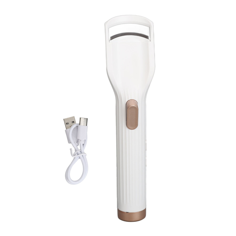 Ergonomic Eyelash Curler With Heated Technology, Rechargeable Lash Curler With Fast Heating Feature, Compatible With Fast Drying Glue And Suitable