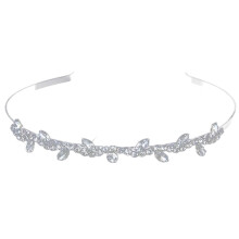 Silber Haarband Mit Kristallen Kinder Haarreif Party