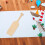Hand Painted Wooden Paddle Beige Solid Wood Rustic Table Decor DIY 3