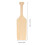 Hand Painted Wooden Paddle Beige Solid Wood Rustic Table Decor DIY 2