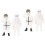 4 Stuks Kleine Mensen Figurines Voor Mini 4