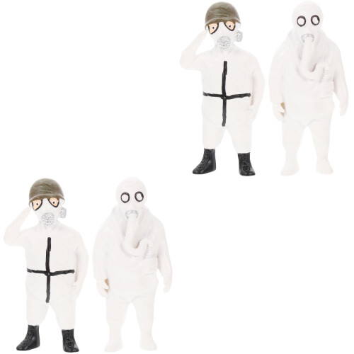 4 Stuks Kleine Mensen Figurines Voor Mini 2