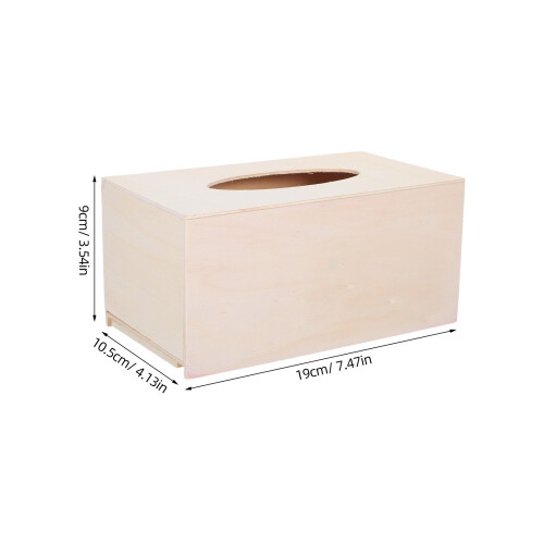 12Stk Beige Papiertaschentuchbox, Blanko Für Kinder DIY Und 1