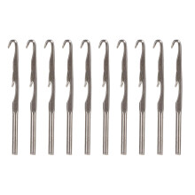 Croșetat fără durere, design ergonomic, ace de croșetat cu prindere moale, cârlige de croșetat din aluminiu neted, cârlige metalice extra