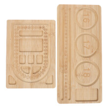 2 Stuks Kralenplaat Van Bambus Voor Halsketting Diy