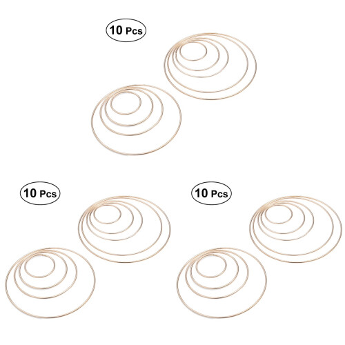 30St Goud Metaal Ringen DIY Dromenvangers Creatief Gebruik 1