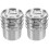 2Sets Draagbare Camping Van Rvs Met Handvat Voor Buiten 3