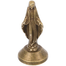 2Stk Messing Statue Religiöses Für Schreibtisch Auto