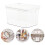 Desktop Aufbewahrungsbox Stapelbar Kunststoff Organizer 7