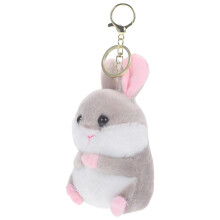 4 mini plüsch hamster schlüsselanhänger, taschenanhänger, party beigabe