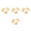 12 Messing Figuren Vintage Tier Skulptur 10