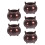 5Sets Dunkelroter Messing Räucherstäbchenhalter Für Zuhause 8