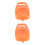 2Stk Küchen Dumpling Press, Langlebiger PP Teigpresser in Orange 9
