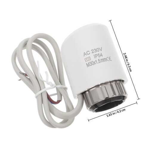 Floor Heating Thermostat Valve 6,30X4,20X3,80 Cm Wit 1