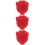 3Pcs Mini Red Silicone Mold for Eye and Face Massage 10